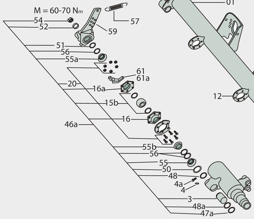 [AMAT3-101650] Gigant Suport Ax cu came