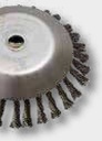 Perie indepartare buruieni - Diametru exterior = 175 mm, orificiu: 20 mm