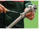 Adaptor arbore - M6 filet dreapta Suport arbore în formă de stea (10 dinți / (diametru 8 mm)