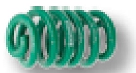 [AMAT3-101810] Arc elicoidal - verde, inaltime 151 mm