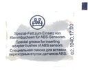 BPW Vaselina speciala pe baza de silicon - pentru senzorii ABS