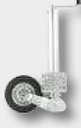 Roata sprijin cu roata 200x60 - pliabil complet automat