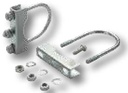 AL-KO Set bride de prindere - 2 buc., pentru teava-Ø 60 mm, rotund