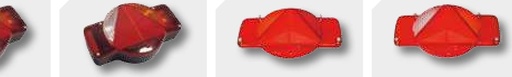 [AMAT3-101965] Lampa cu marcator LED - stanga si dreapta, rosie/albe