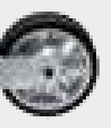 Roată cu nervuri, 300 kg, Ø48mm, rigidă - cu dispozitiv antiderapant, tub exterior „nervuit”