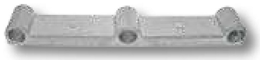 [AMAT3-102168] Fiting - suport pentru peretele lateral, 3-orificii 223 x 33 mm