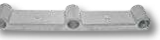 [AMAT3-102169] Fiting - suport pentru peretele lateral, 2-orificiu 195 x 40 mm