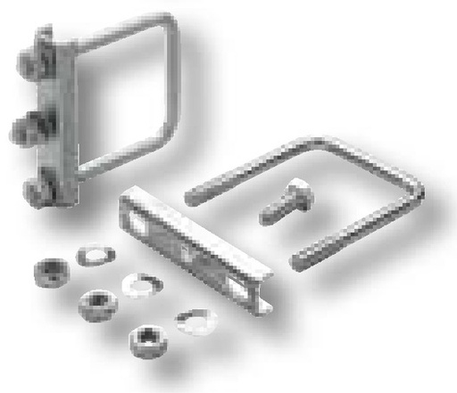 [AMAT3-102188] Set bride de prindere - 2 bucăți, pentru tub Ø 70 mm, rotund