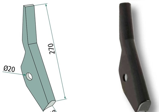 [AMAT3-103910] Sina de uzura 270 mm