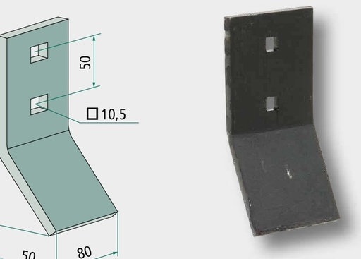 [AMAT3-103923] Brazdar 180 x 80 mm