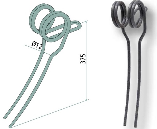 [AMAT3-103929] Striegelzinken