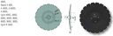 Disc semanatoare - dintat, Ø 450 x 5 mm