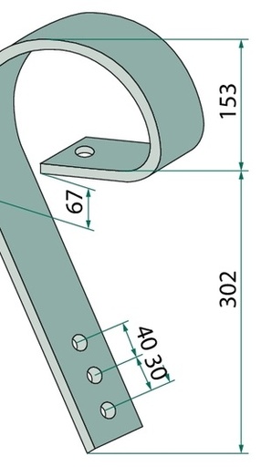 [AMAT3-103995] Brazdar cultivator - drept