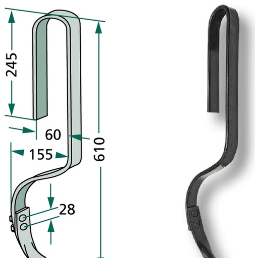 [AMAT3-104062] Dinte - cu tot cu brazdar