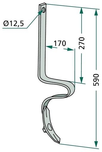 [AMAT3-104072] Dinte - cu tot cu brazdar