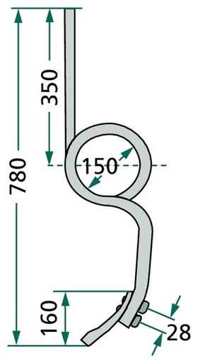 [AMAT3-104074] Dinte - Complet cu brazdar