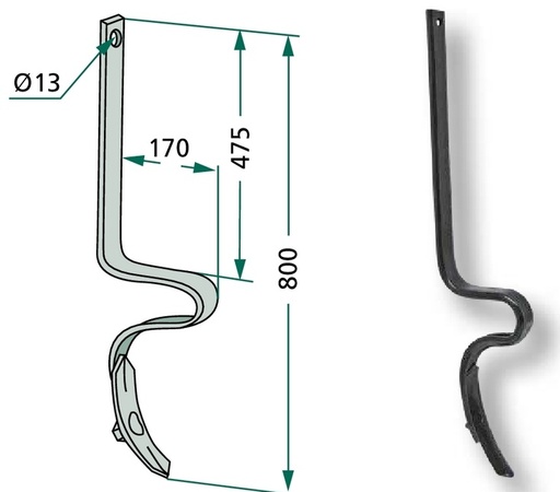 [AMAT3-104075] Dinte - cu tot cu brazdar