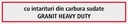 Heavy Duty Brazdar - cu plăci din metal dur lipite