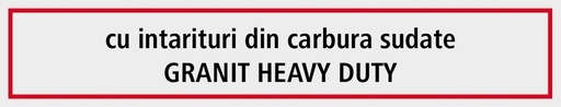[AMAT3-103526] Heavy Duty Vârf brăzdar - cu plăci din metal dur lipite