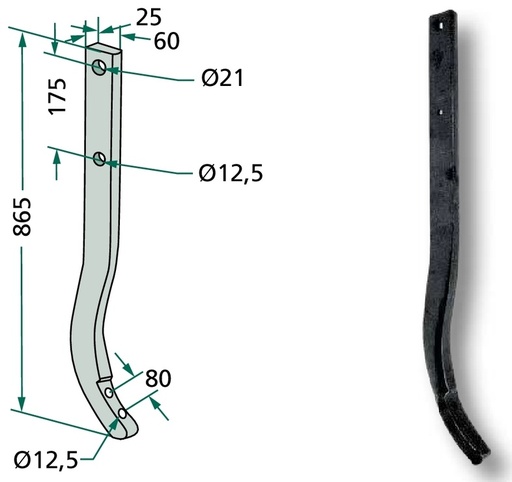 [AMAT3-104145] Suport secție cultivator - Jumbo