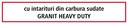 Heavy Duty Brazdar - cu plăci din metal dur lipite