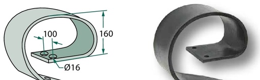 [AMAT3-104207] Arc lamelar 150 x 12 mm