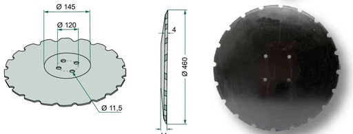 [AMAT3-104971] Taler disc - fin zimtata