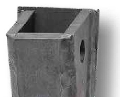[AMAT3-103617] Heavy Duty Piesa de uzura - dreapta cu intarituri din carbura sudate
