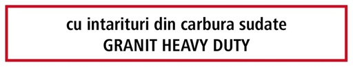 [AMAT3-103659] Heavy Duty Brazdar ingust - cu plăci din metal dur lipite