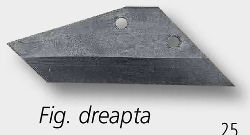 [AMAT3-104303] Brazdar cu aripi - dreapta, acoperit in partea inferioara
