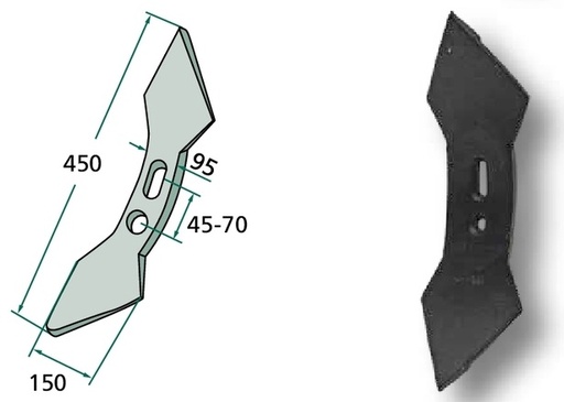 [AMAT3-104344] Brazdar ,,inima dubla” - Raza= 300