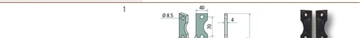 [AMAT3-105247] Cutit freza - dreapta