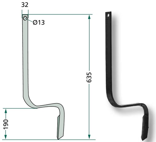 [AMAT3-104496] Dinte stergator de urme - scurt
