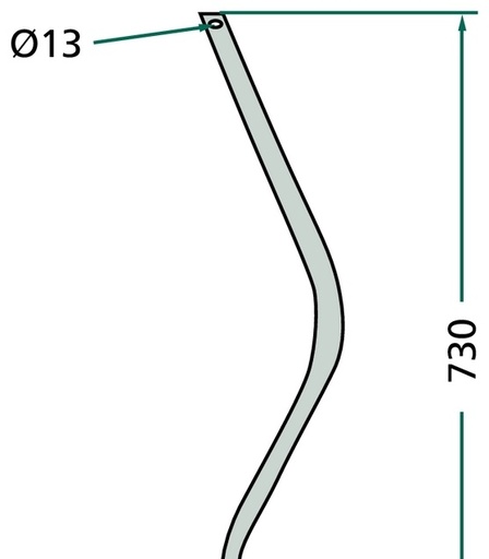 [AMAT3-104497] Dinte stergator de urme - lung