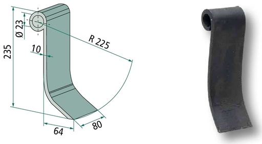 [AMAT3-104502] Cutit tocator 235 mm