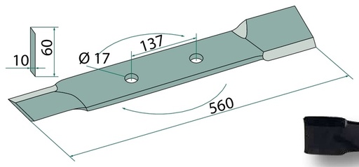 [AMAT3-105272] Cutit 560 mm