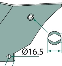 [AMAT3-105343] Contraplaca - scurt, dreapta