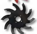 Disc tip stea - stanga, negru