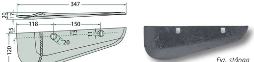 [AMAT3-105524] Brazdar de recoltat napi - stânga