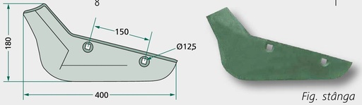 [AMAT3-105528] Brazdar de recoltat napi - stânga