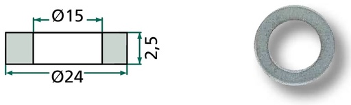 [AMAT3-106002] Saiba - 15 x 24 x 2,5 mm