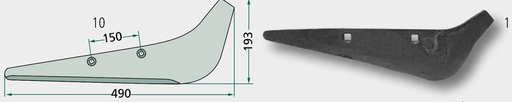 [AMAT3-105543] Brazdar pentru combina de recoltat napi - stânga