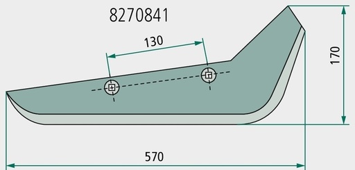 [AMAT3-105548] Brazdar de recoltat napi - stanga