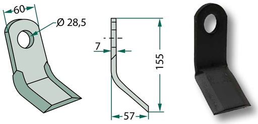 [AMAT3-106098] Cuțit Y 155 mm