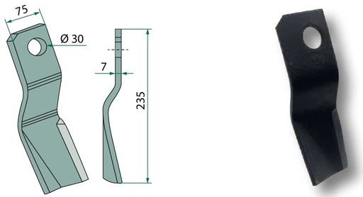 [AMAT3-106677] Cutit tocator 235 mm
