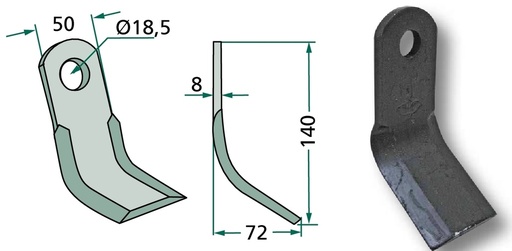 [AMAT3-106117] Cuțit Y 140 mm