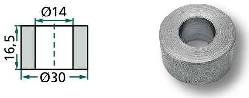[AMAT3-106124] Bucsa - 14 x 30 x 16,5 mm