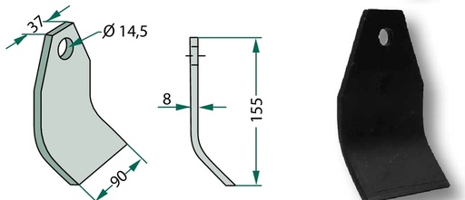[AMAT3-106145] Cutit tocator 155 mm