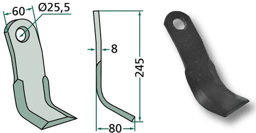 [AMAT3-106146] Cutit Y 245 mm