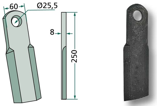 [AMAT3-106149] Cuțit - drept